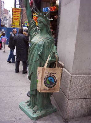 Jutebag Challenge Statue Liberty